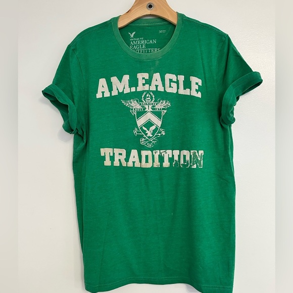 American Eagle Outfitters Tops - American Eagle Outfitters Green T-Shirt